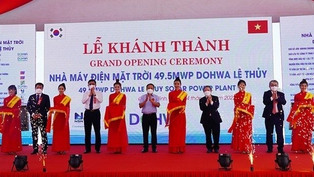 Solar power plant officially inaugurated in Quang Binh Province