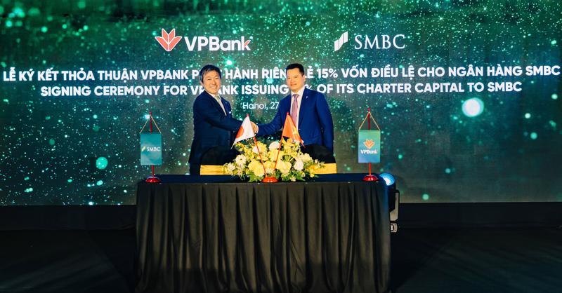 VPBank announces agreement to issue 15% of charter capital to Japan’s SMBC