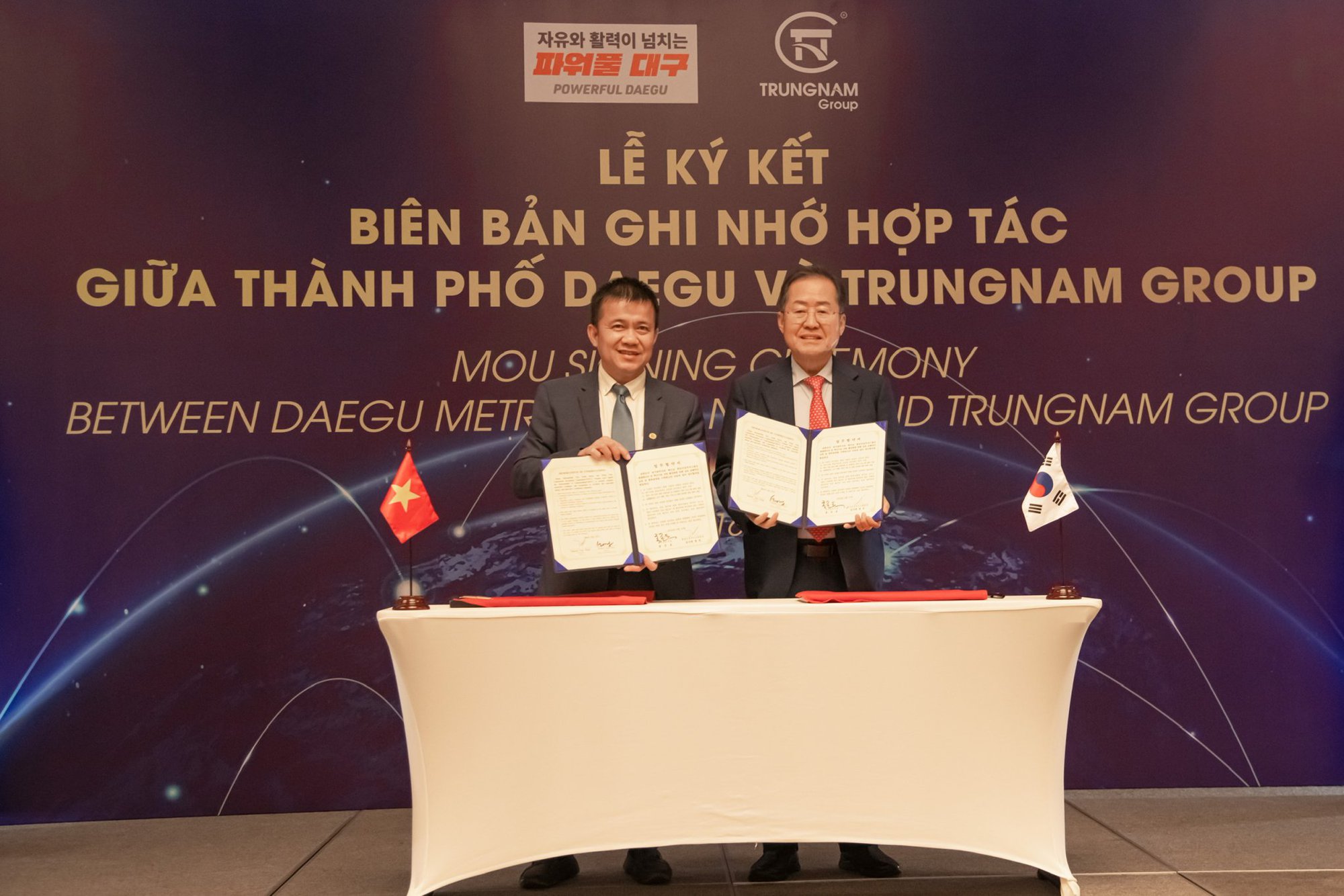 Trungnam Group và TP. DAEGU ký bản ghi nhớ hợp tác toàn diện