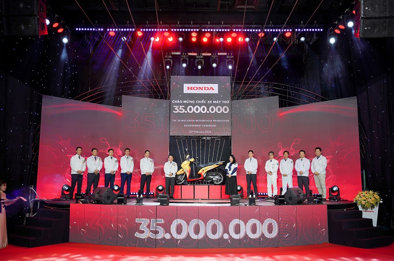 Honda Việt Nam đã xuất xưởng chiếc xe máy thứ 35 triệu