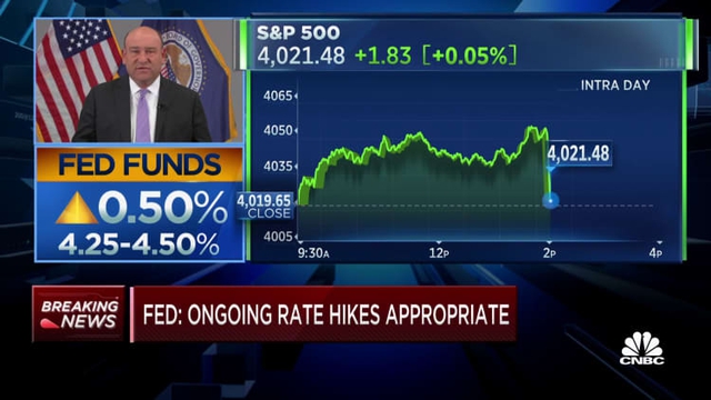 Fed: Giảm tốc độ tăng lãi suất